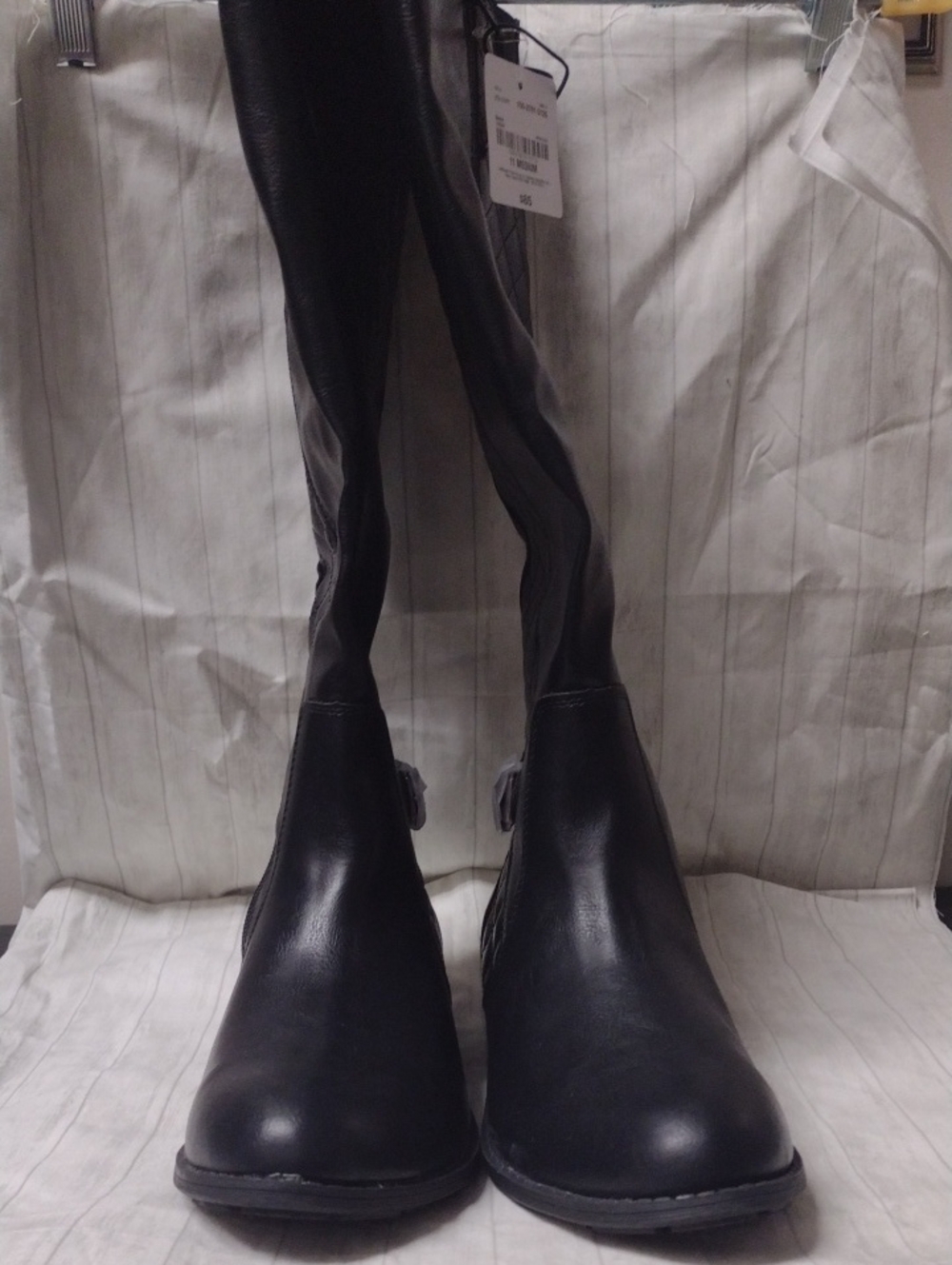 St. John's Bay Black Over-the-Knee Boots (J1141)